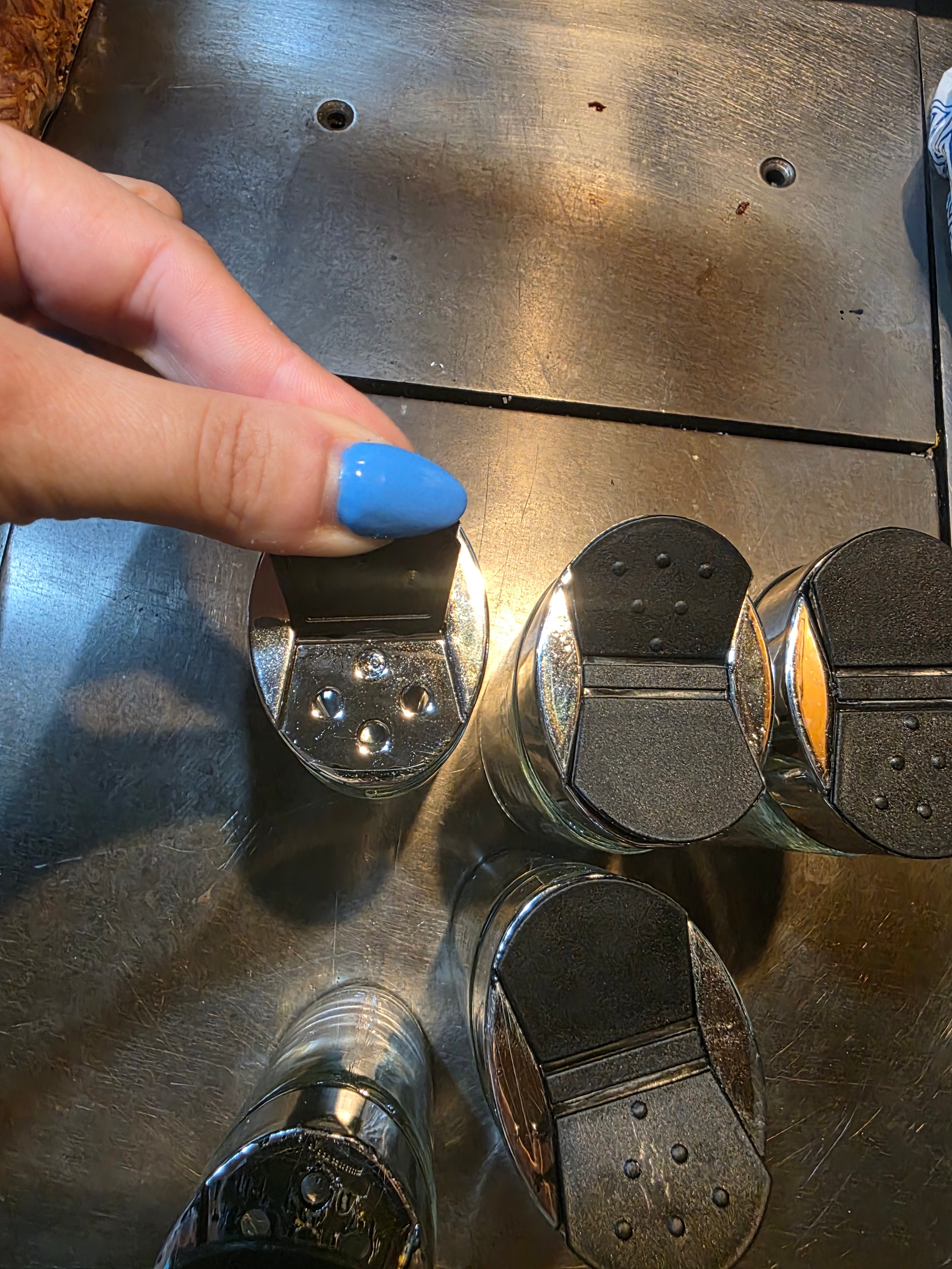 Frascos em vidro de especiarias