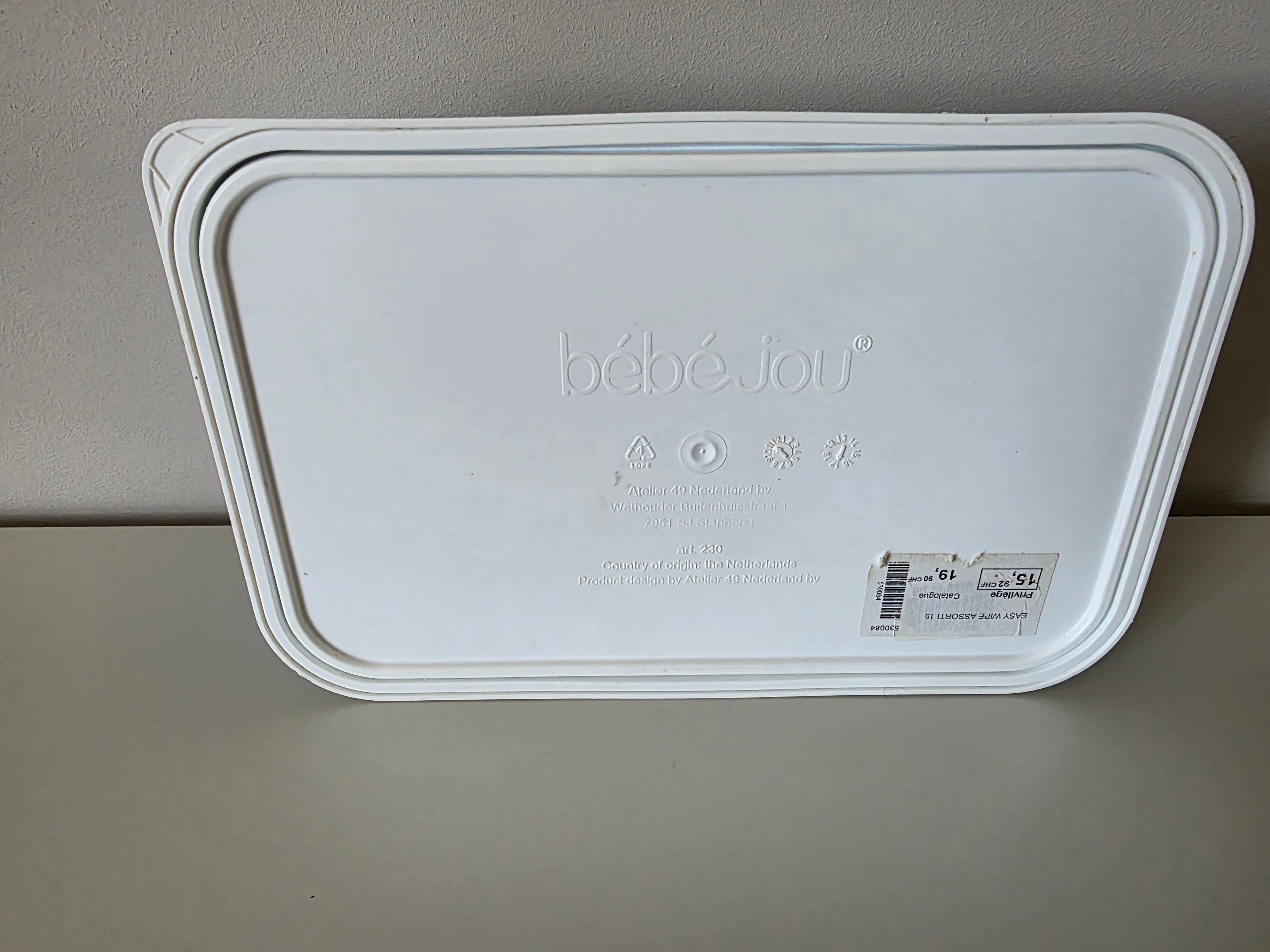 Porta toalhetes azul